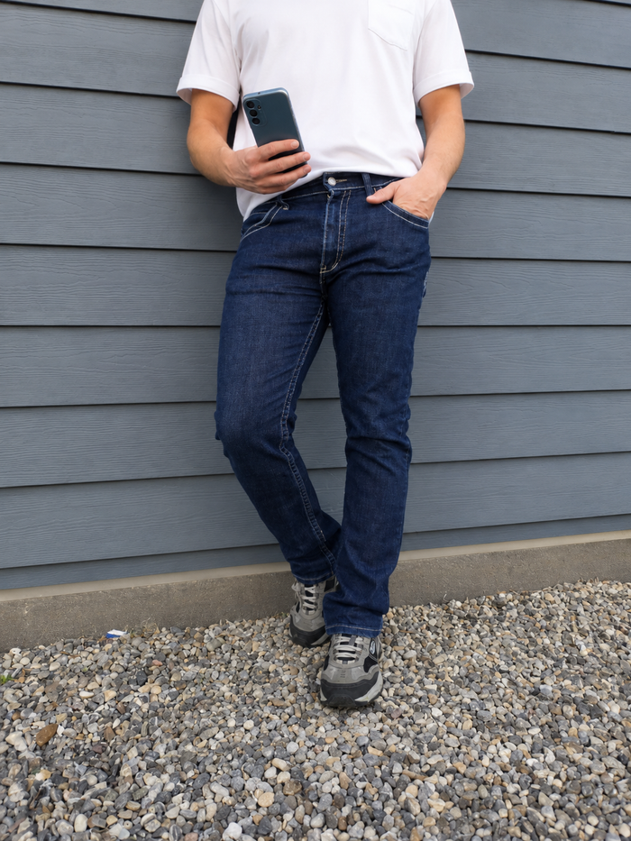 JORBEL J1 Modern straight Jeans Dark Blue