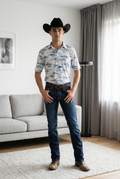JORBEL J2 Modern straight Jeans – Dark Blue Faded