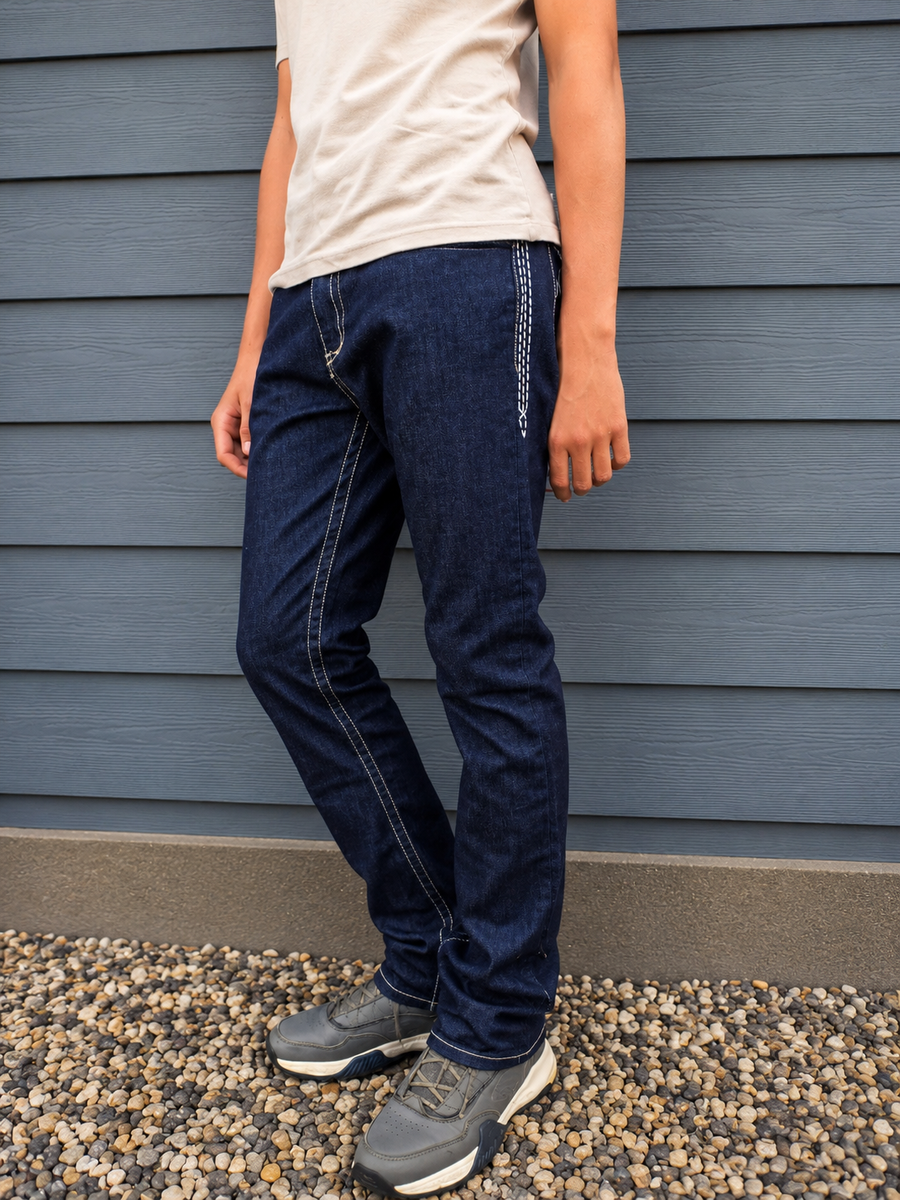 JORBEL J1 Modern straight Jeans Dark Blue