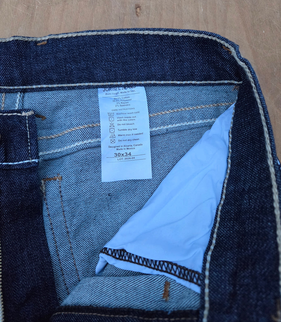 JORBEL J2 Modern straight Jeans – Dark Blue Faded