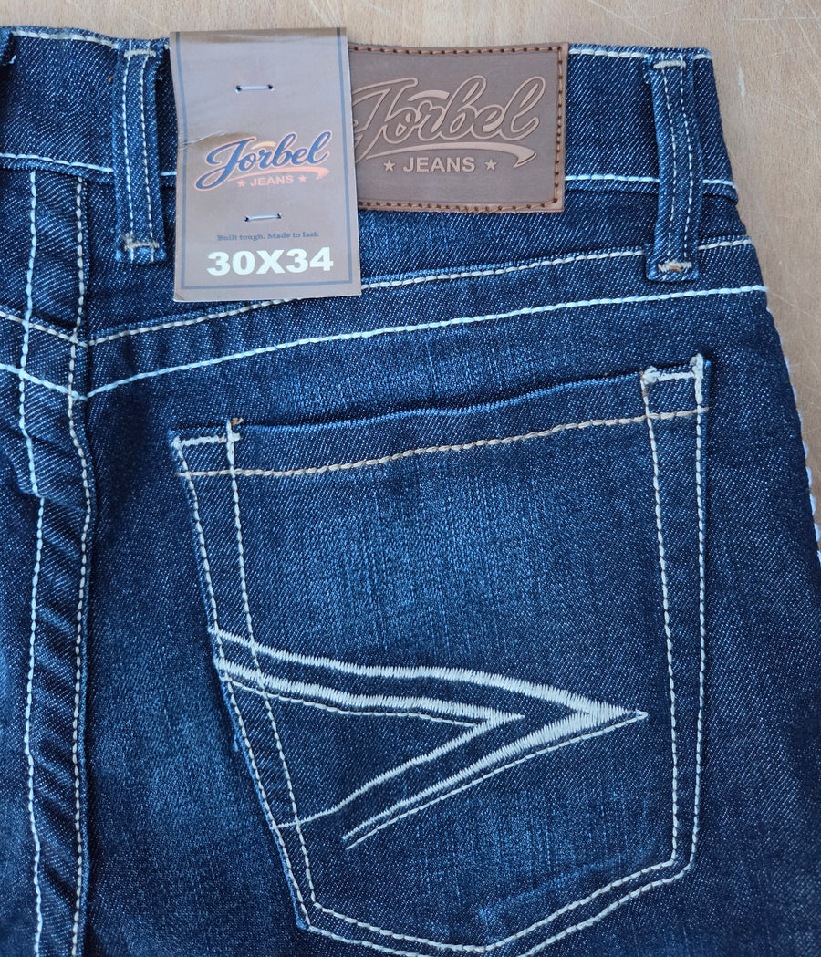 JORBEL J2 Modern straight Jeans – Dark Blue Faded