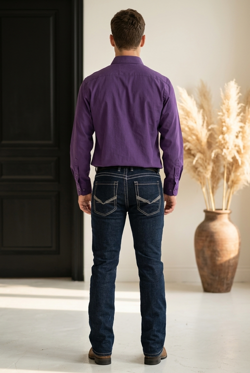 JORBEL J1 Modern straight Jeans Dark Blue