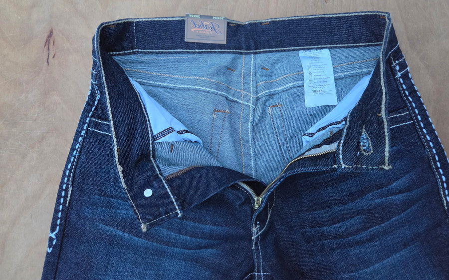 JORBEL J2 Modern straight Jeans – Dark Blue Faded